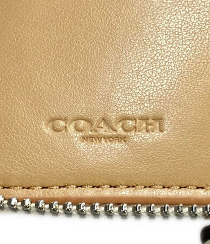 COACH ラウンドファスナー二つ折り財布 レザー F73086 レディース コーチ
