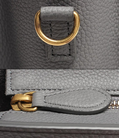 セリーヌ 2way レザー ハンドバッグ ゴールド金具 ラゲージ ナノ ショッパー コール レディース CELINE