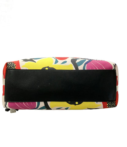 美品 Desigual ハンドバッグ ショルダーバッグ 2WAY 斜め掛け 花柄 レディース デジグアル