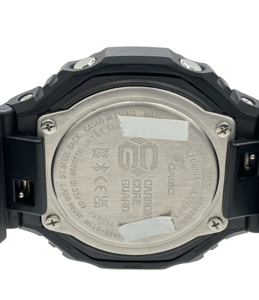 CASIO 腕時計 Bluetooth G-SHOCK ソーラー ブラック GA-B2100 メンズ カシオ