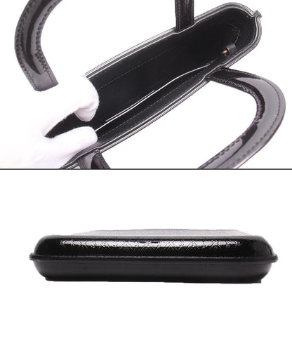 美品 SAINT LAURENT 2wayハンドバッグ チェーンショルダーバッグ ロゴエンボス 斜め掛け レディース サンローラン