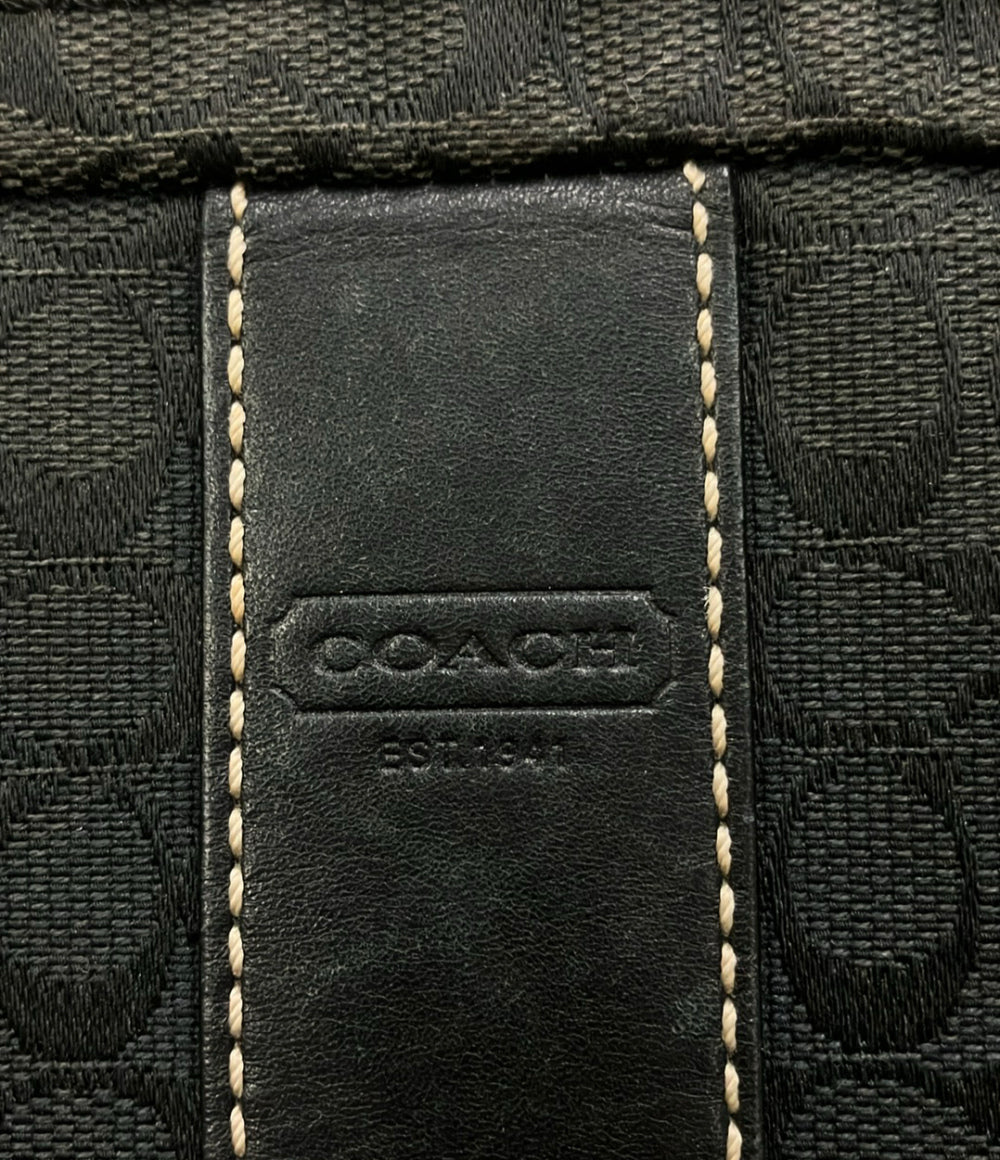 COACH クラッチバッグ キャンバス レザー ミニシグネチャー CE701 メンズ コーチ