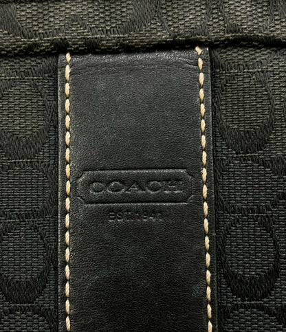 COACH クラッチバッグ キャンバス レザー ミニシグネチャー CE701 メンズ コーチ