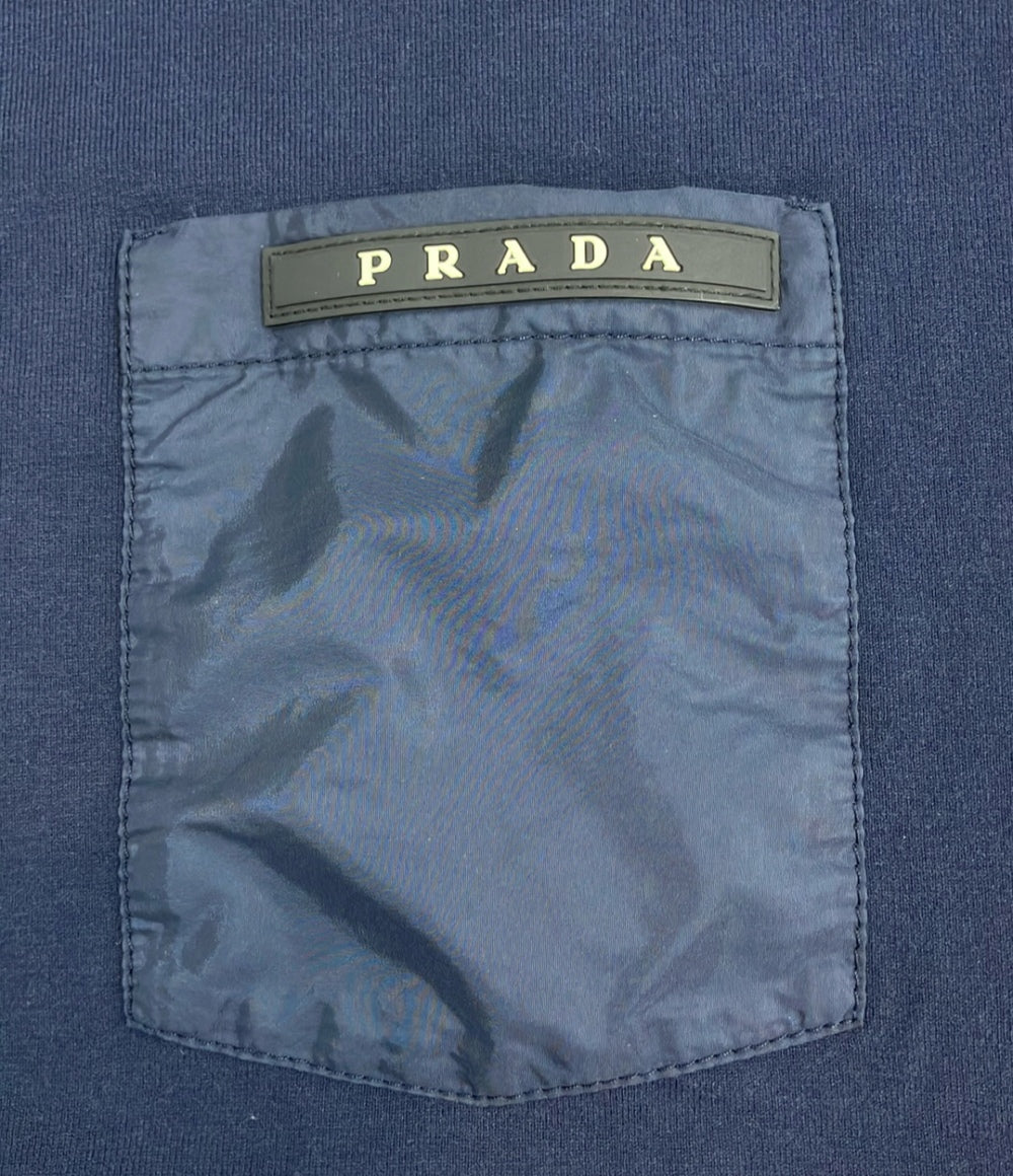 PRADA プラダ　ポケットロゴ　Tシャツ　ネイビー PRADA プラダ ポケットロゴ Tシャツ ネイビー 【公式通販】