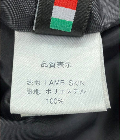 イタリアンラムスキン ライダースジャケット メンズ SIZE S (S) ITALIANLAMBSKIN