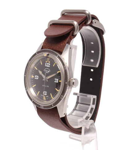 PURIM 腕時計 Orlík (オルリーク) 自動巻き ブラック メンズ プリム