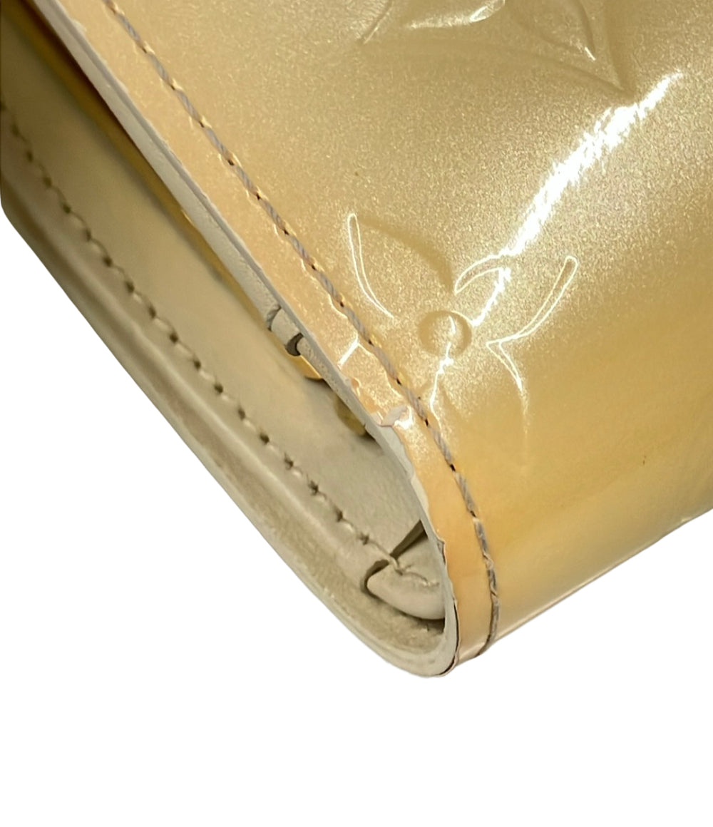 LOUIS VUITTON 二つ折り財布 ポルトフォイユ ヴィエノワ ヴェルニ M91363 レディース ルイ・ヴィトン