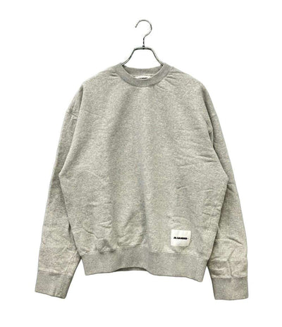 美品 JIL SANDER スウェット Logo Patch Crew Sweat メンズ SIZE S ジルサンダー
