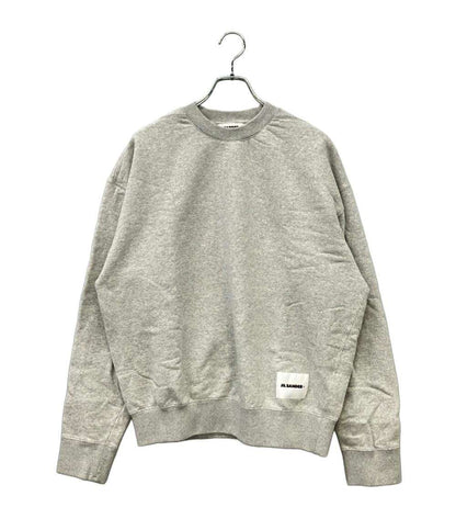 美品 JIL SANDER スウェット Logo Patch Crew Sweat メンズ SIZE S ジルサンダー