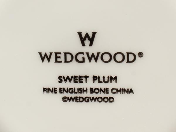 美品 WEDGWOOD カップ＆ソーサー 2客セット ペア スウィートプラム ウエッジウッド