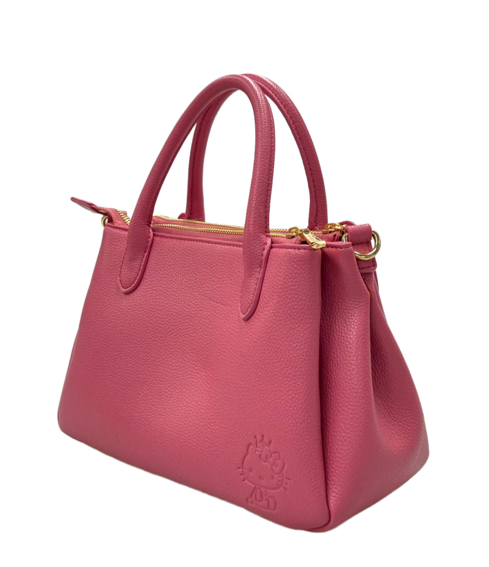 美品 Samantha Thavasa Petit Choice 2way ハンドバッグ ショルダーバッグ 斜め掛け ハローキティ50周年記念 レディース サマンサタバサプチチョイス