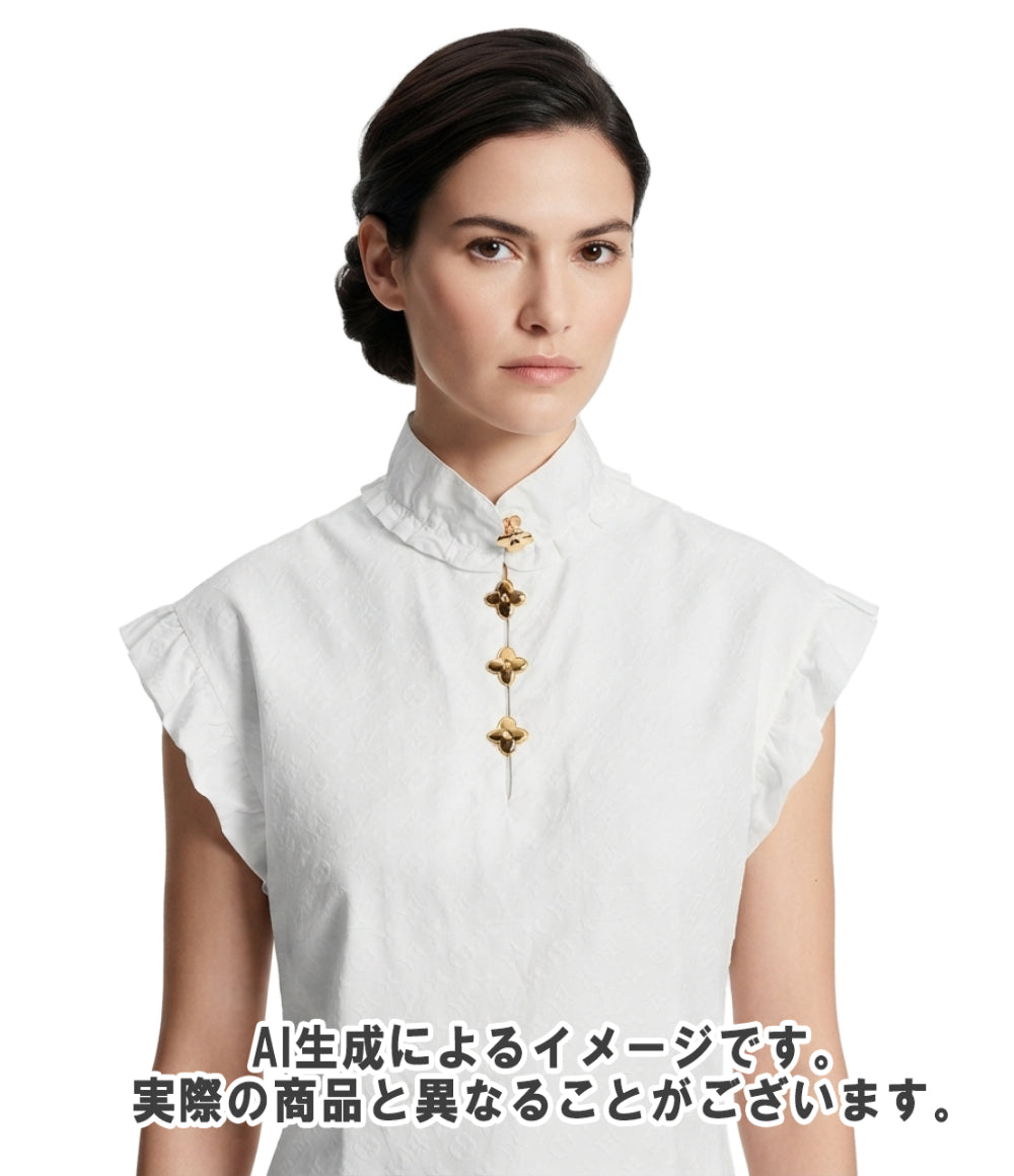 訳あり LOUIS VUITTON モノグラムプルオーバーブラウス レディース SIZE 36 (XS) ルイ・ヴィトン