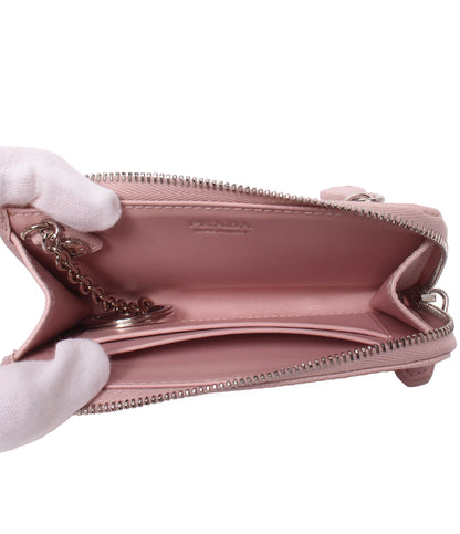 美品 PRADA コインケース カードケース キーリング付き 1PP122 レディース プラダ