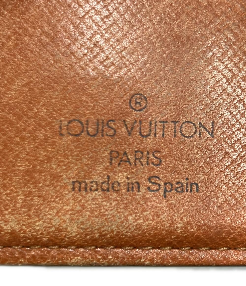 訳あり LOUIS VUITTON 二つ折り財布 ポルト ビエ カルト クレディ モネ モノグラム M61665 レディース ルイ・ヴィトン