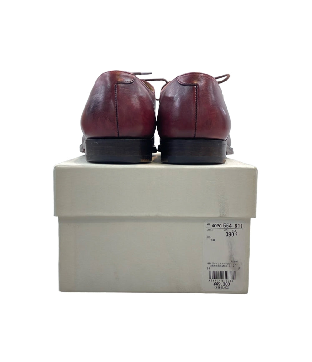 CROCKETT&JONES ドレスシューズ × 別注Paul Smith ストレートチップ バーガンディ メンズ SIZE 7 (25.5cm) クロケットアンドジョーンズ