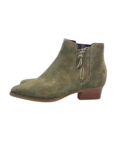 訳あり COLE HAAN ショートブーツ サイドジップ レディース SIZE 8 1/2 C (25.5cm) コールハーン