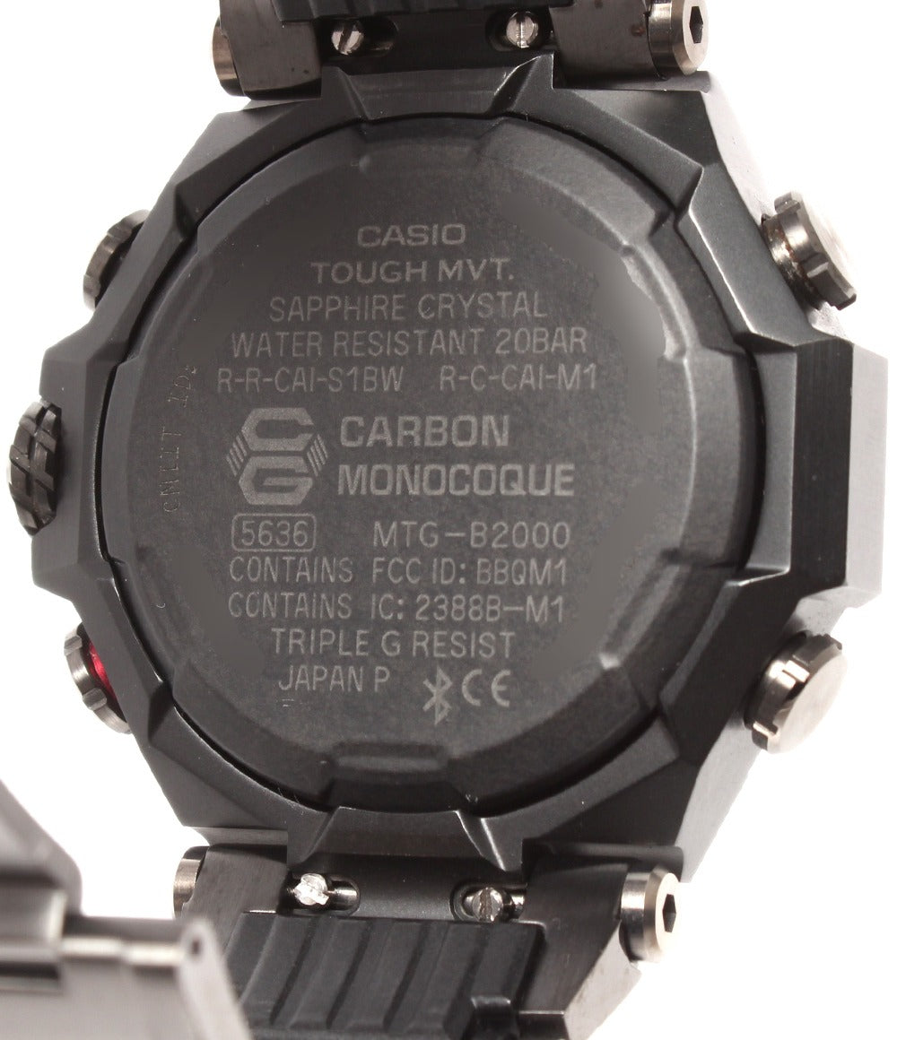 CASIO 腕時計 ブルートゥース G-SHOCK ソーラー MTG-B2000YBD-1AJF メンズ カシオ