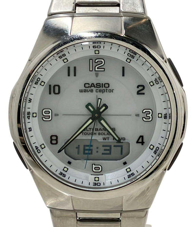 カシオ 腕時計 ソーラー ホワイト WVA-M600D メンズ CASIO