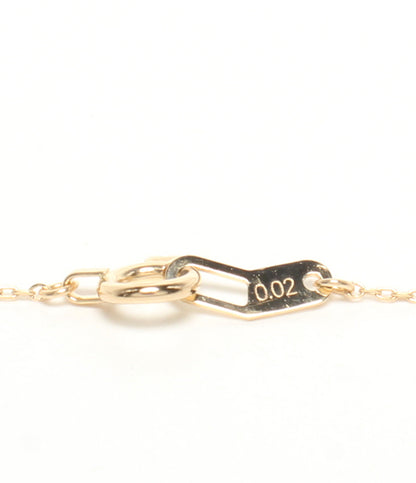 美品 STAR JEWELRY ネックレス K18 ペリドット ダイヤ 0.02ct レディース スタージュエリー