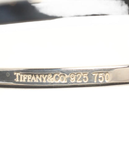 美品 ティファニー バングル K18 SV925 ラブノット ラブノット レディース TIFFANY&Co.