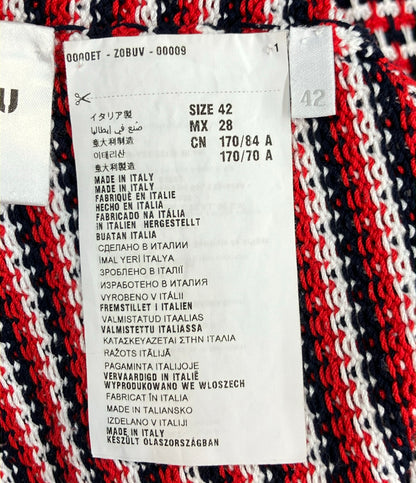 Miu Miu 半袖 ニット ワンピース MMA543 レディース SIZE 42 (M) ミュウ ミュウ