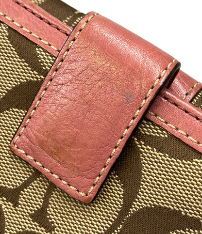 COACH 二つ折り財布 シグネチャー レディース コーチ