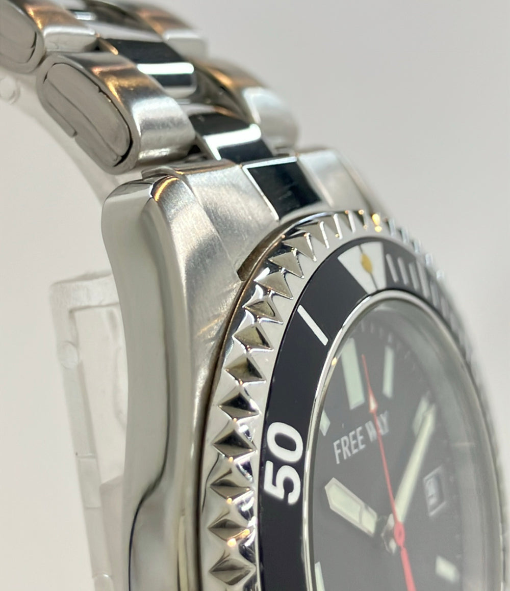 CITIZEN 腕時計 FREE WAY クオーツ ブラック 2510-A44716 メンズ シチズン
