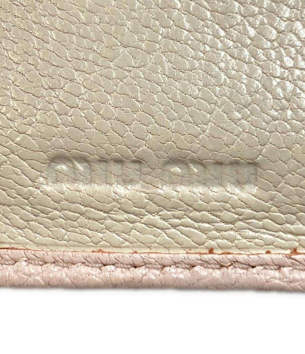 MIUMIU 二つ折り財布 レディース ミュウミュウ