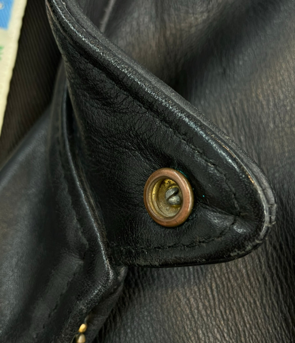 AERO LEATHER ライダースジャケット メンズ SIZE 34 (S) エアロレザー