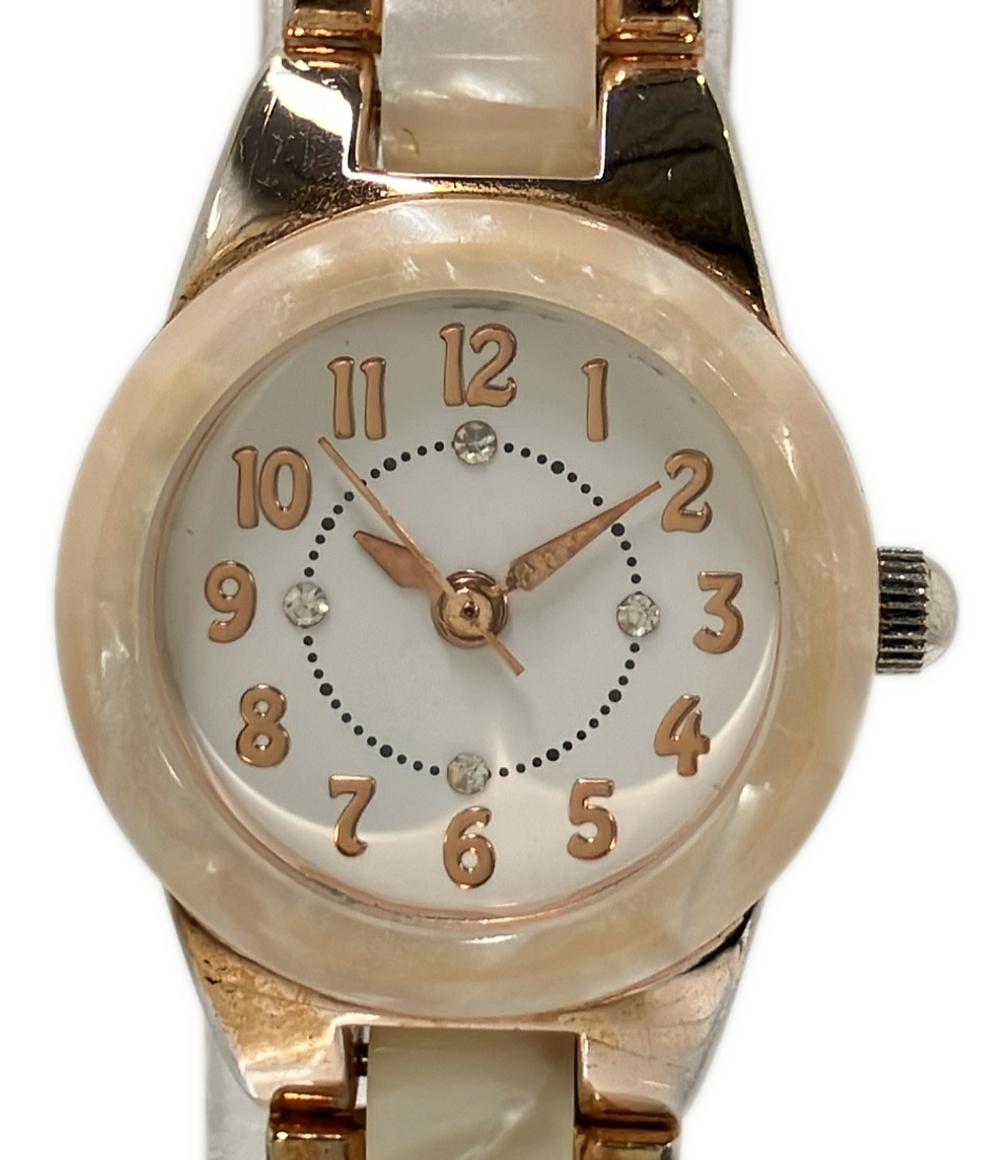 nattito 腕時計 クオーツ ホワイト PT-133 レディース ナティート