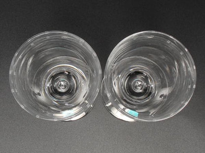 美品 ティファニー ワイングラス 2点セット ペア アトラス TIFFANY&Co.