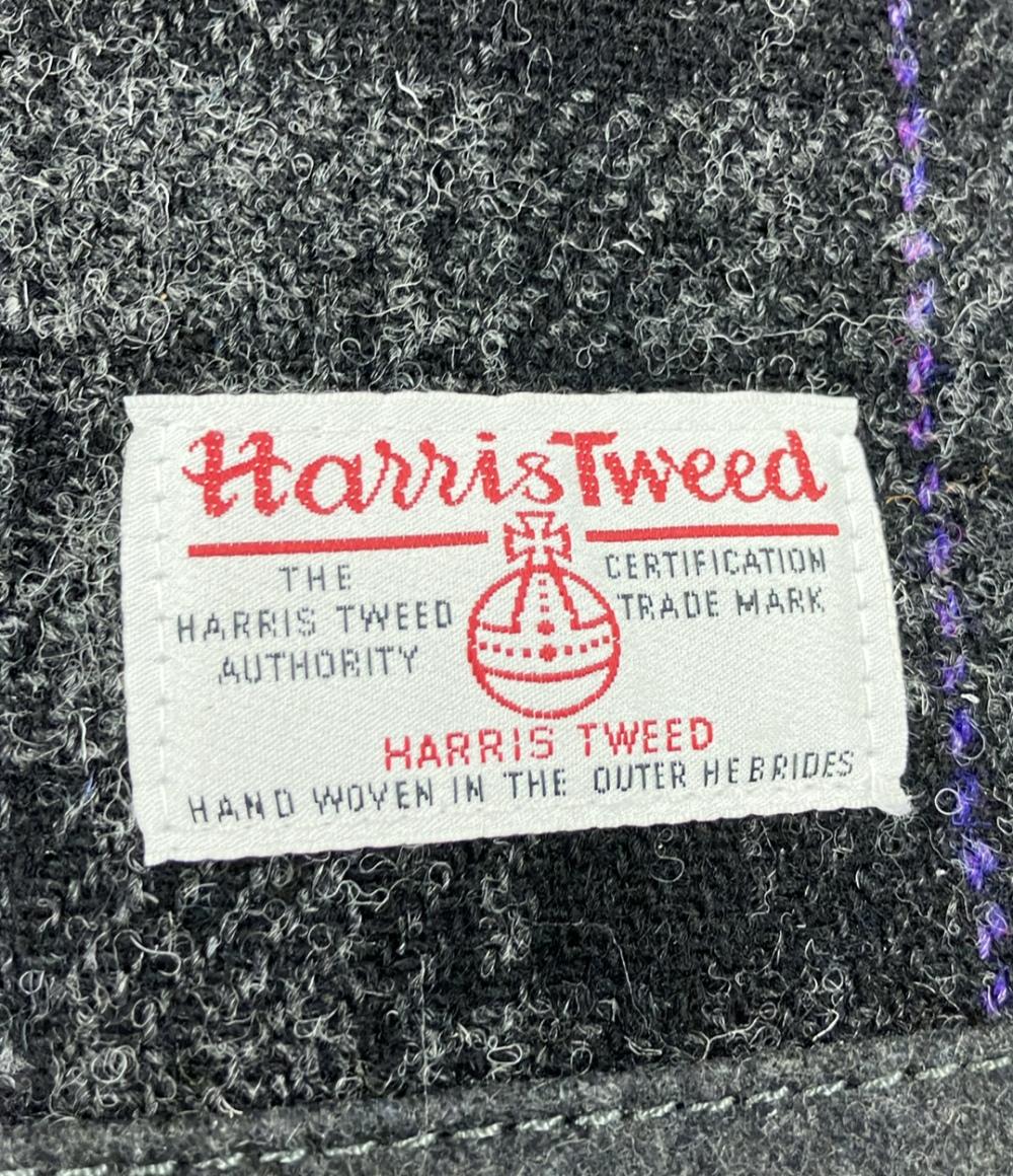 コーエン チェック柄クラッチバッグ x Harris Tweed メンズ coen