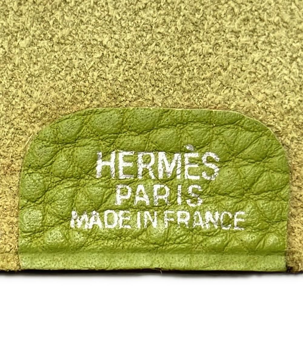 HERMES 手帳カバー ノートカバー ⬜︎I刻印 シルバー金具 ユリス ミニ レディース メンズ エルメス