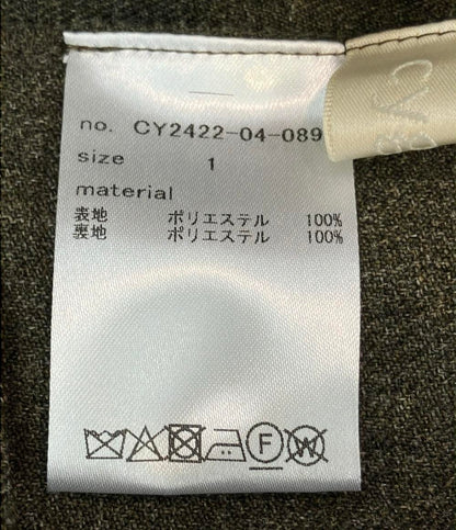 cygne スラックスパンツ ハイウエスト タックワイドパンツ CY2422-04-089 レディース SIZE 1 (S) シーニュ
