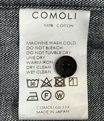 COMOLI 長袖シャツ デニム X01-02004 メンズ SIZE 2 (M) コモリ