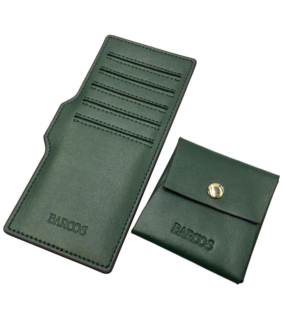 美品 BARCOS L字ファスナー長財布 レディース バルコス