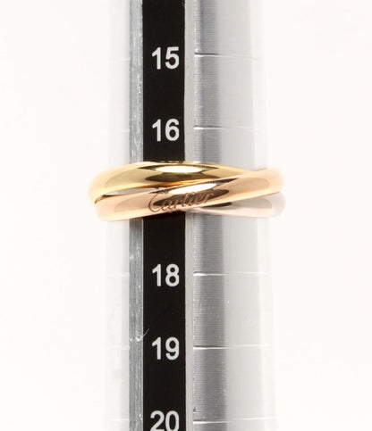 美品 Cartier リング 指輪 K18 トリニティ レディース SIZE 17号 カルティエ