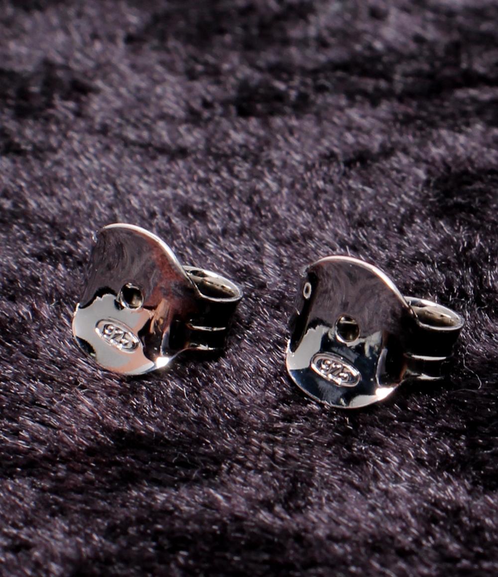 美品 エムエムシックス ピアス SV925 フープ レディース MM6