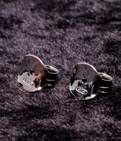 美品 エムエムシックス ピアス SV925 フープ レディース MM6