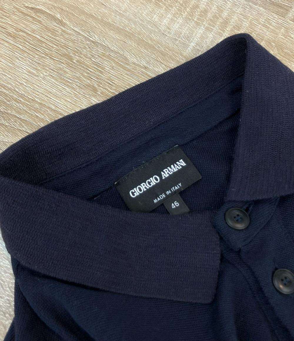 GIORGIO ARMANI 半袖ポロシャツ フロントボタン留め ストレートヘム 6YSF53 SJSFZ メンズ SIZE 46 (S) ジョルジオアルマーニ