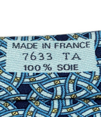 HERMES ネクタイ シルク100% メンズ エルメス
