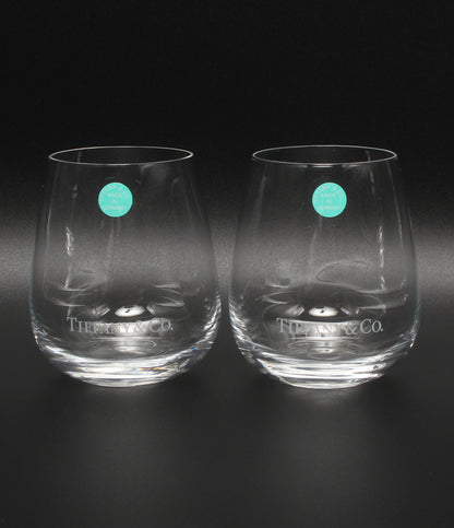 美品 Tiffany & Co. グラス タンブラー 2点セット ペア TCO ティファニー