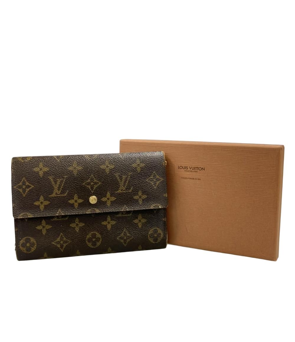 LOUIS VUITTON 長財布 三つ折り パスポートケース ポシェット