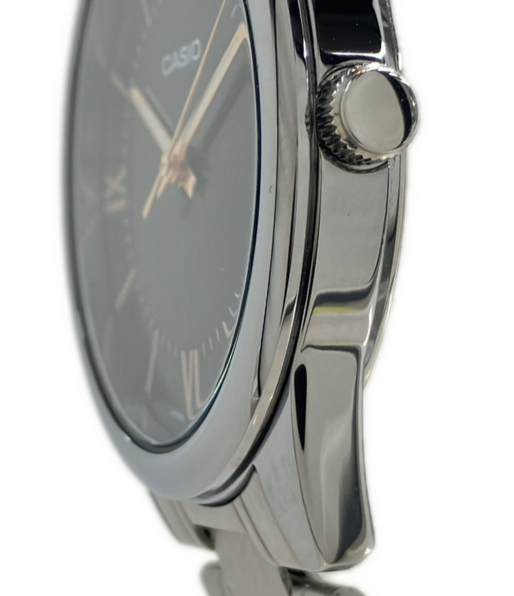 美品 CASIO 腕時計 クオーツ ブラック MTP-V005 メンズ カシオ