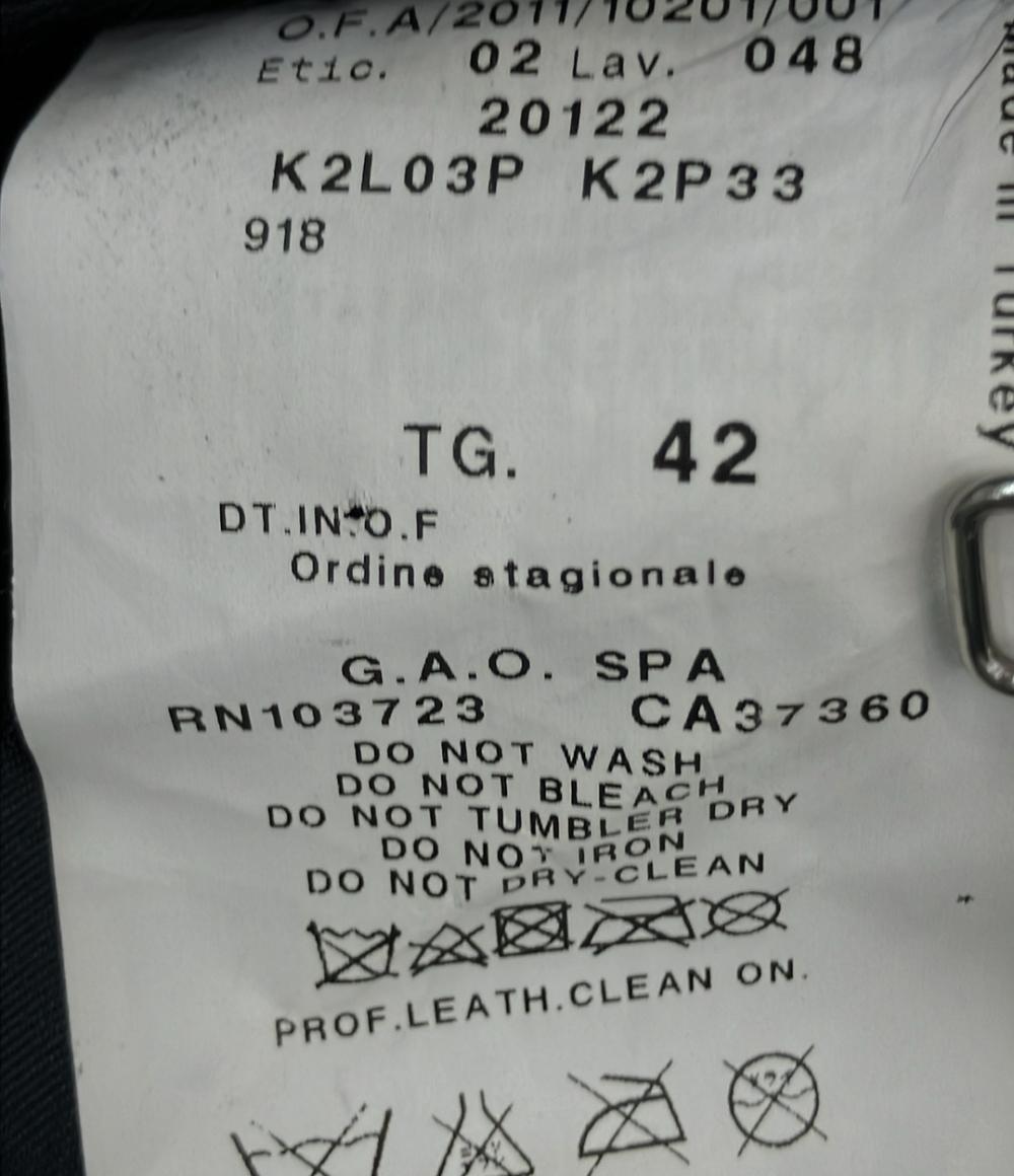 エンポリオ・アルマーニ レザーコート レディース SIZE TG 42 (XL) Emporio Armani