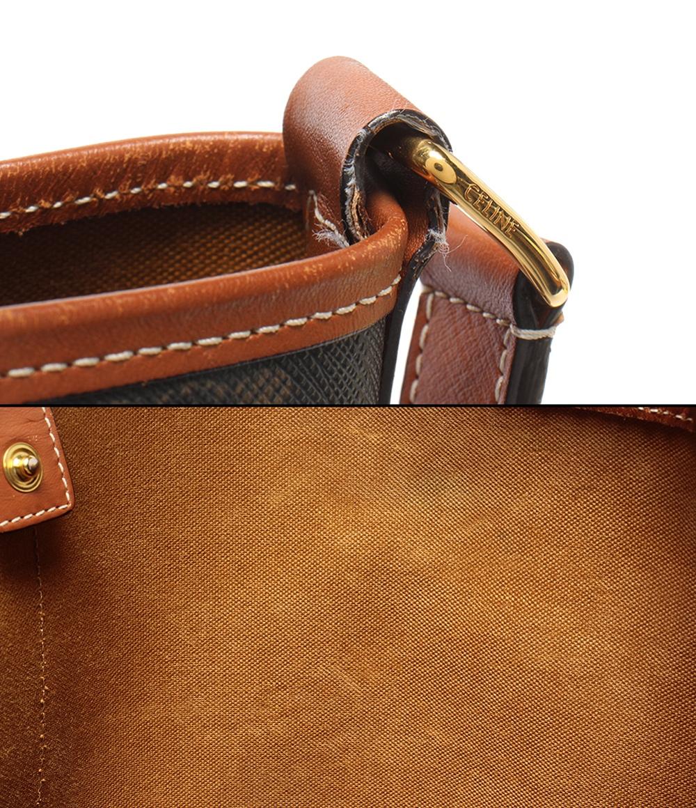 セリーヌ ショルダーバッグ 肩掛け ミディアム バケット トリオンフキャンバス 119132CAS レディース CELINE セリーヌ ショルダーバッグ 肩掛け ミディアム バケット トリオンフ