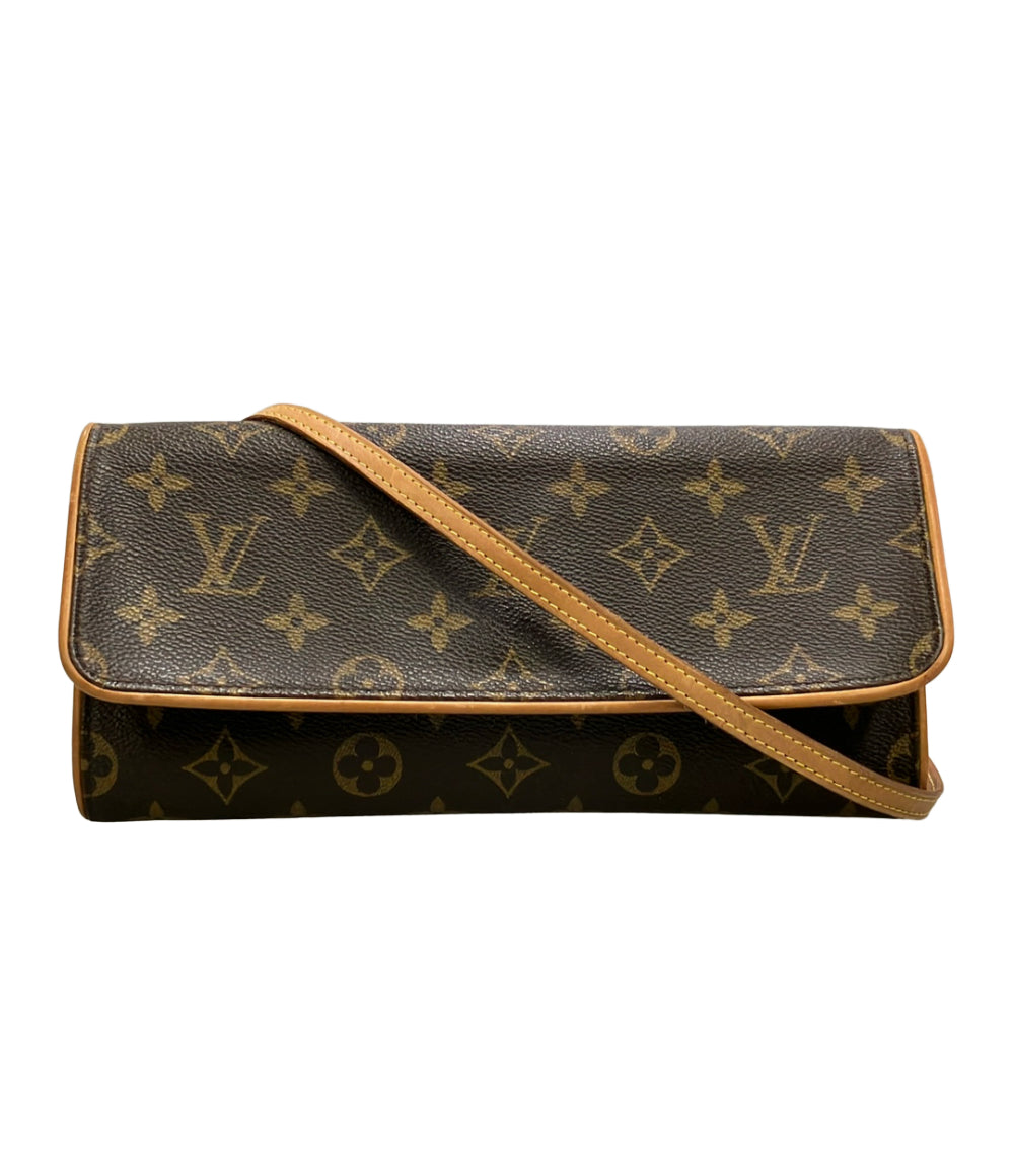 LOUIS VUITTON 2way クラッチバッグ ショルダーバッグ 斜め掛け ポシェットツインGM モノグラム M51852 レディース ルイ・ヴィトン