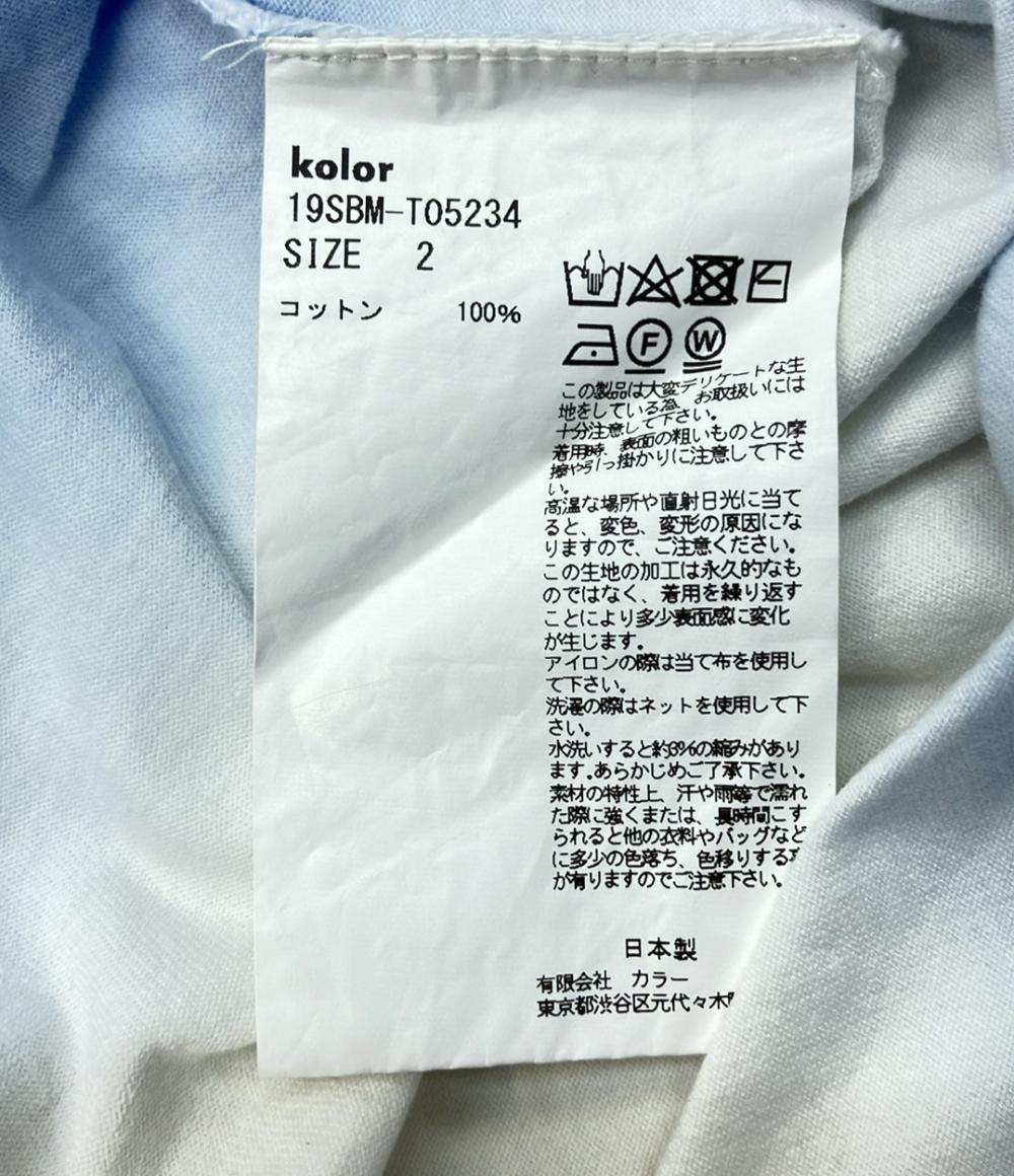 カラービーコン クルーネックグラデーション半袖Tシャツ メンズ SIZE 2 kolor BEACON