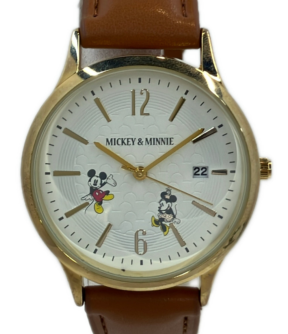 Disney 腕時計 ミッキーマウス ミニーマウス クオーツ レディース メンズ ディズニー