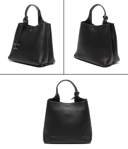 美品 トッズ 2wayショルダーバッグ ハンドバッグ 斜め掛け マイクロ Tタイムレス レディース TOD’S